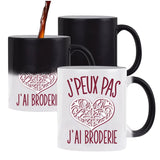 Mug Magique J'peux pas Broderie - Planetee