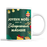 Tasse Noël Entrepreneur homme Vert - Planetee