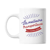 Mug Transporteuse Femme Métier Meilleure de France - Planetee