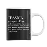 Mug Jessica Définition Déesse - Planetee