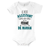 Body bébé Le Petit Assistant de la de Ferme Mama - Planetee