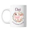 Mug Cloé Amour et Biberon de Lait Vache - Planetee