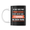 Mug Paresseux J'adore ne rien faire - Planetee