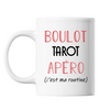 Mug Tarot C'est ma Routine Blanc - Planetee