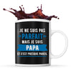 Mug noir Parfait Papa - Planetee