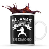 Mug personnalisable Combat Kimono Prénom Femme Métier Age pour Combattante - Planetee