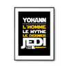 Affiche Yohann L'homme le mythe Le dernier - Planetee