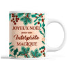 Tasse Noël Interprète femme Beige - Planetee