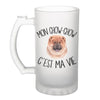 Chope de bière Chow chow c'est la vie Chien - Planetee
