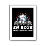 Affiche Boxe Thai Légende Boxeur et Boxeuse - Planetee