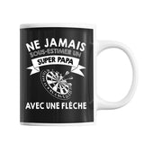 Mug Papa fléchette Père joueur de fléchettes - Planetee