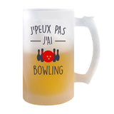 Chope de bière Bowling j'peux pas - Planetee
