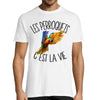 T-shirt homme perroquet c'est la vie - Planetee