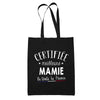 Tote Bag Noir Certifiée Mamie - Planetee