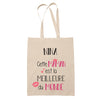 Tote Bag Nina Meilleure Maman - Planetee