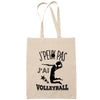 Sac Tote Bag J'peux pas Volleyball beige - Planetee