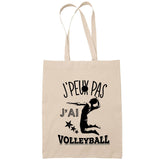 Sac Tote Bag J'peux pas Volleyball beige - Planetee
