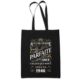 Sac Tote Bag 1946 Femme Parfaite 78 ans - Planetee