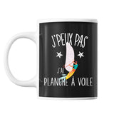 Mug Planche a voile j'peux pas Noir - Planetee