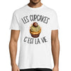 T-shirt homme cupcakes c'est la vie - Planetee