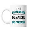 Mug Le Petit Partenaire de Marche de Parrain - Planetee