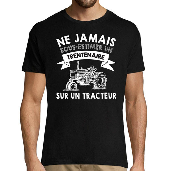 T-shirt Homme tracteur trentenaire - Planetee