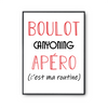 Affiche Canyoning C'est ma Routine - Planetee