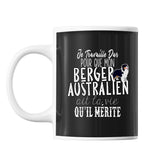 Mug Berger Australien Je travaille dur - Planetee