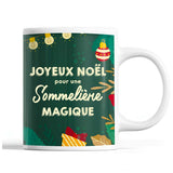 Tasse Noël Sommelière femme Vert - Planetee