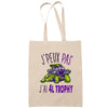 Sac Tote Bag J'peux pas 4l trophy beige - Planetee