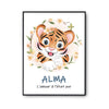 Affiche Alma Amour Pur Tigre - Planetee