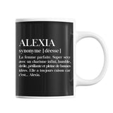 Mug Alexia Définition Déesse - Planetee