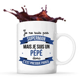 Mug blanc Superman Pépé - Planetee