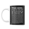 Mug Chargé de relations publiques Bon ou Mauvais - Planetee