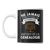 Mug Généalogie Octogénaire Homme 80 ans - Planetee