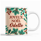 Tasse Noël Odette Beige - Planetee