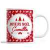 Tasse Noël Camille Rouge - Planetee
