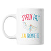 Mug Trompette j'peux pas Blanc - Planetee