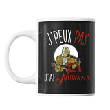 Mug J'peux pas j'ai Nirvana référence Kurt Cobain | Tasse Pop Culture - Planetee