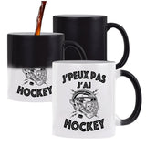 Mug Magique J'peux pas Hockey Casque - Planetee