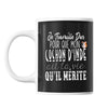 Mug Cochon d'Inde Je travaille dur - Planetee