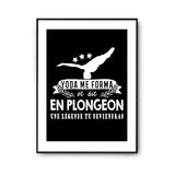 Affiche Plongeon Légende - Planetee