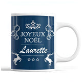 Tasse Noël Laurette Bleu - Planetee