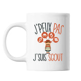 Mug Scout scoutisme j'peux pas Blanc - Planetee