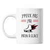 Mug Patin à glace j'peux pas Blanc - Planetee