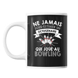 Mug Bowling Octogénaire Homme 80 ans - Planetee