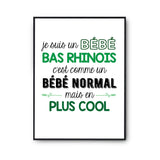 Affiche fier d'être Bas Rhinois - Planetee