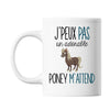 Mug J'peux pas Poney - Planetee