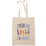 Sac Tote Bag J'peux pas Cabaret beige - Planetee