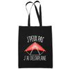 Sac Tote Bag Deltaplane Je peux pas Noir - Planetee